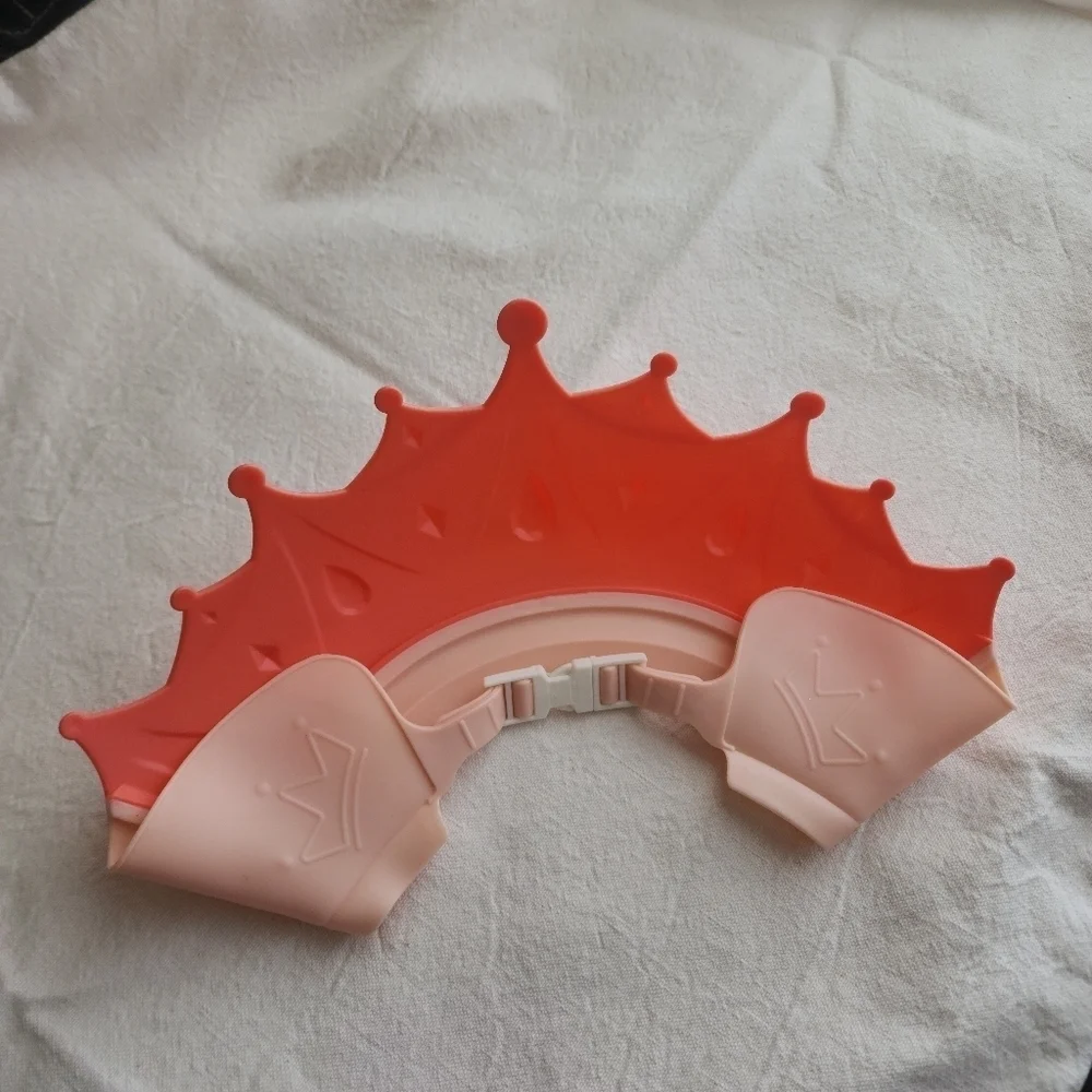 Baby Hair Cap Crown Shaped Ear & Eye Protection NWOT